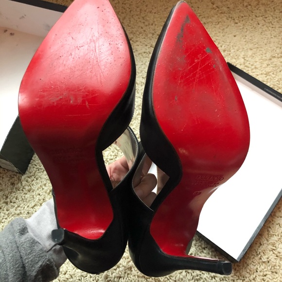 Black Argentinian leather shoes with red soles! - Picture 7 of 8